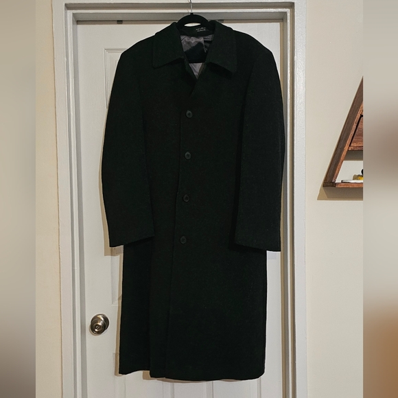 Calvin Klein Men's Wool Trench Coat - Size 38R - Picture 1 of 8